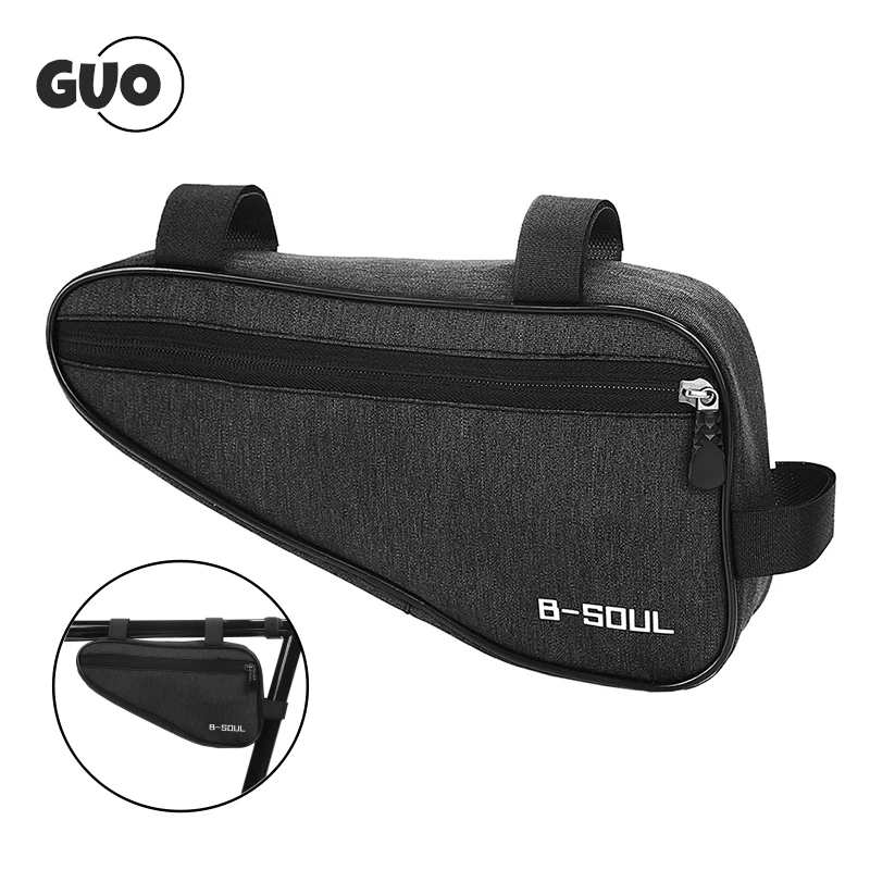 Bicycle Triangle Bag Front Tube Frame Saddle Storage Bag Waterproof Pouch Durable Bike Versatile Durable Bag Bicycle Accessories