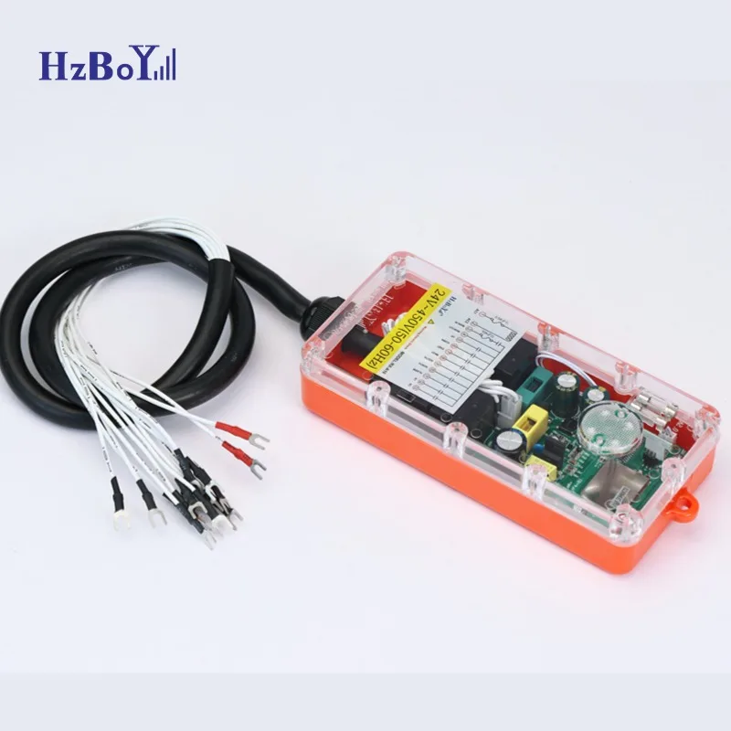 HZBOY F23-C+ Industrial Radio Remote Control Receiver Only 433MHz AC 24-450V DC 12-24V Replacement Spare Part