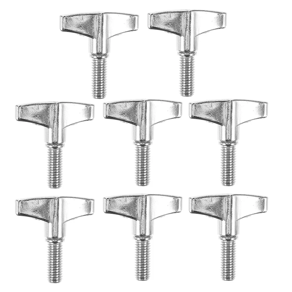 

8pcs Cymbal Stand Replacement Adjustable Angle Screws Secure Mounting Hardware For Drum Kit Performance Drum Set