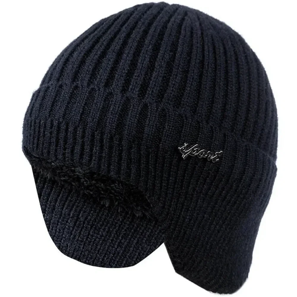 

Hot Sale Unisex Earflap Winter Hats Stylish Soft Beanie Hat For Men Women Outdoor Warm Hat