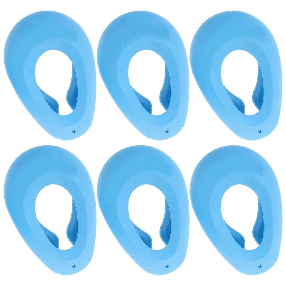 Silicone Ear Covers for Hair Dye 3 Pairs Reusable Ear Protectors for Salon Home Bathing Comfortable Fit