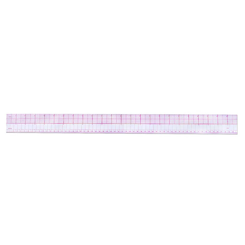 Sewing Ruler 60cm Length Straigth Ruler Clothing Sample Garment Cutting Pattern Yardstick Drawing Sewing Tools