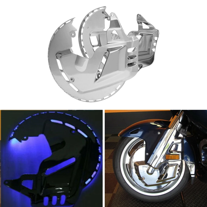 Front Brake Disc Plating Cover Front Wheel Clutch Decoration Motorcycle Supplies For GOLDWING GL1800 01-17