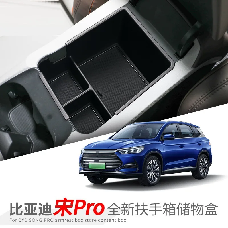 

For 22-24 Models of BYD Song Pro DM-i Armrest Box Storage Box Car Storage Modification Supplies Accessories Car Accessories