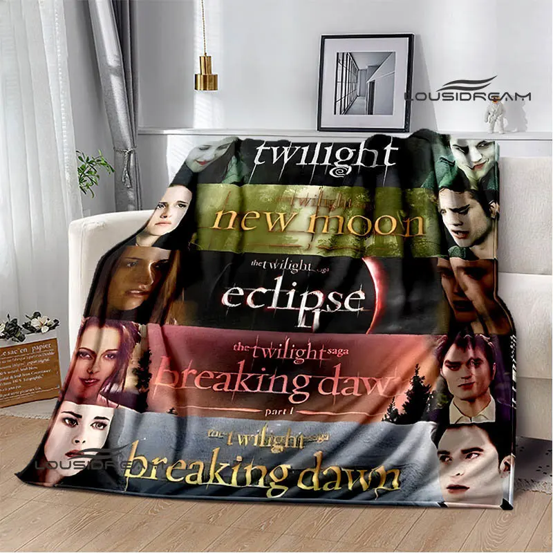 The Twilight Saga Printing Blanket Fashion Warm BlanketFramine Soft And Comfortable Home Travel Born Blanket Birthday Gift