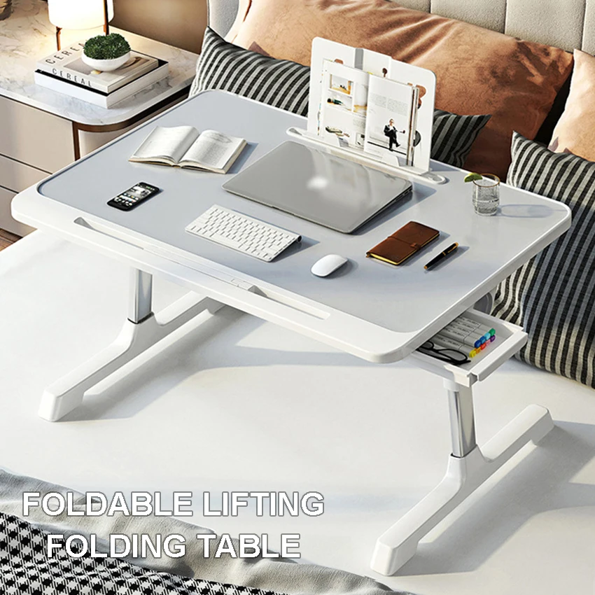 Stół do nauki do sypialni Regulowany stojak na biurko na laptopa Przenośne ergonomiczne biurko Lapdesk do telewizora Sofa PC Stolik na notebooka Biurko z regałem