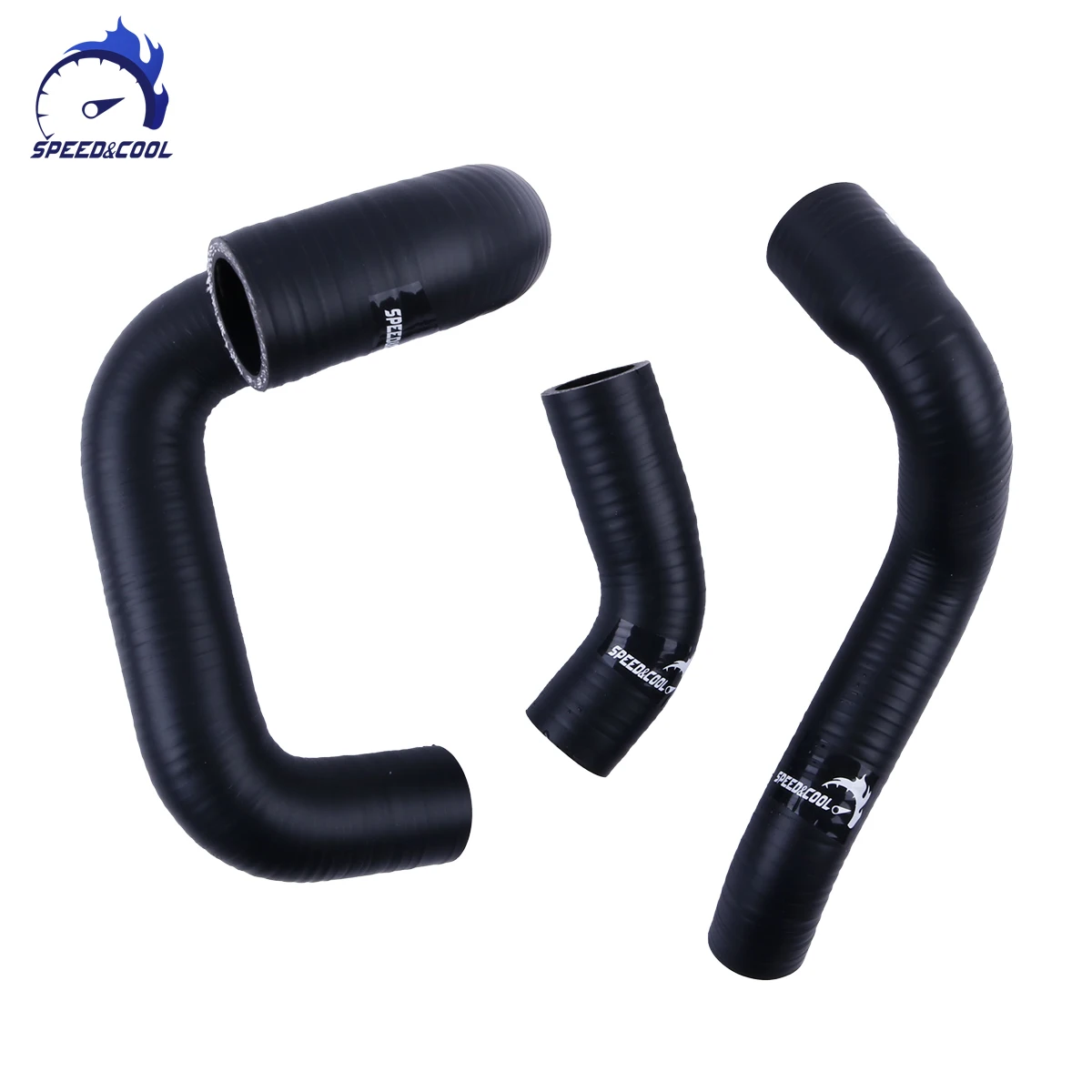 Комплект силиконовых усиленных шлангов SPEED & COOL для Abarth 500 595 695, все версии с механическими деталями коробки передач