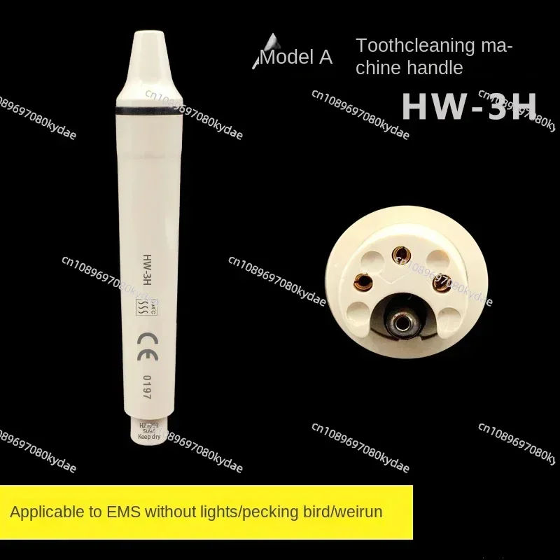 Dental Ultrasonic Piezo Scaler Handle, HW-3H HW-5L Detachable Handpiece with Light for EMS Satellite System
