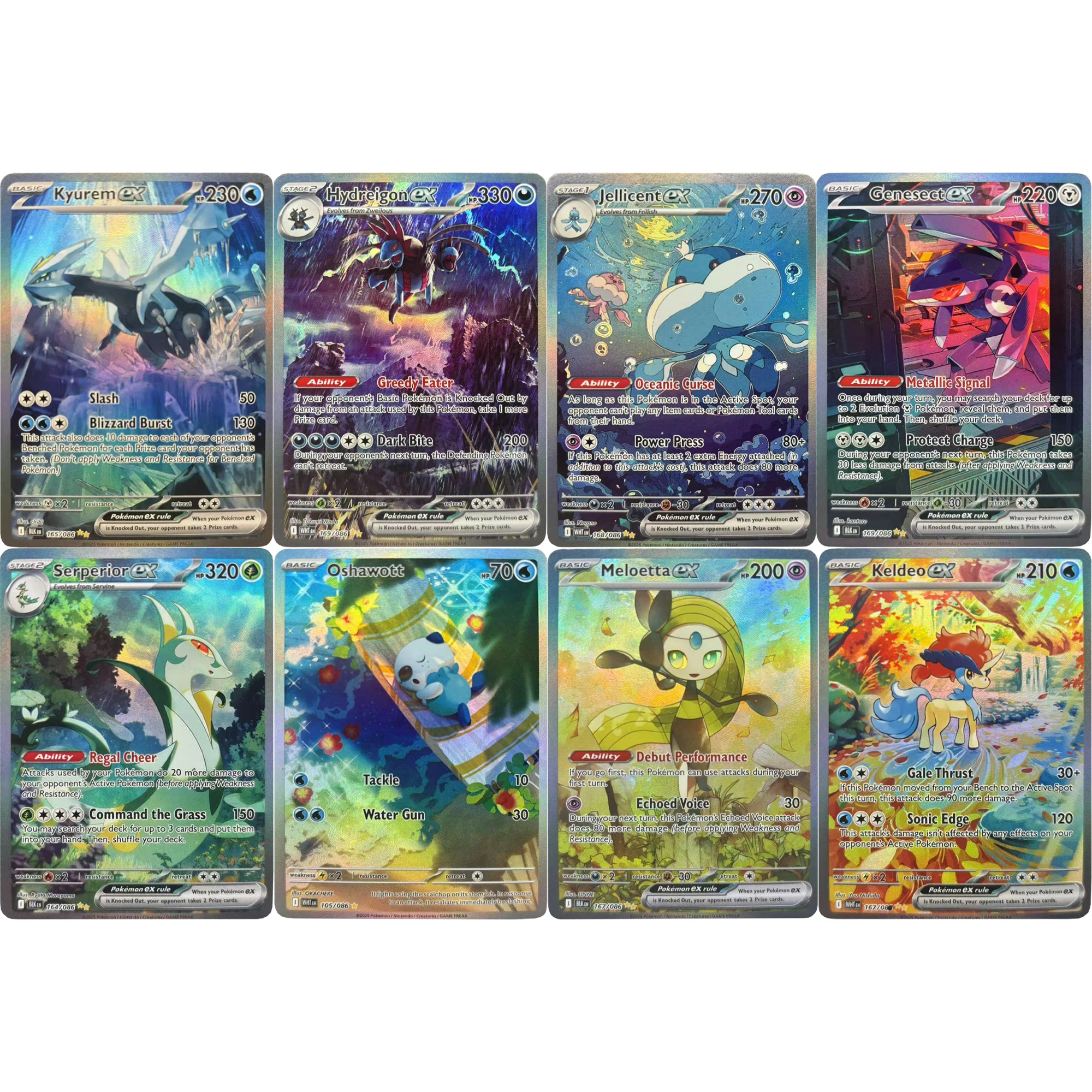 

Diy Self Made PTCG Kyurem Keldeo Hydreigon Zekrom Reshiram Rayquaza Mew Flash Card Classic Anime Collection Cards Gift Toys