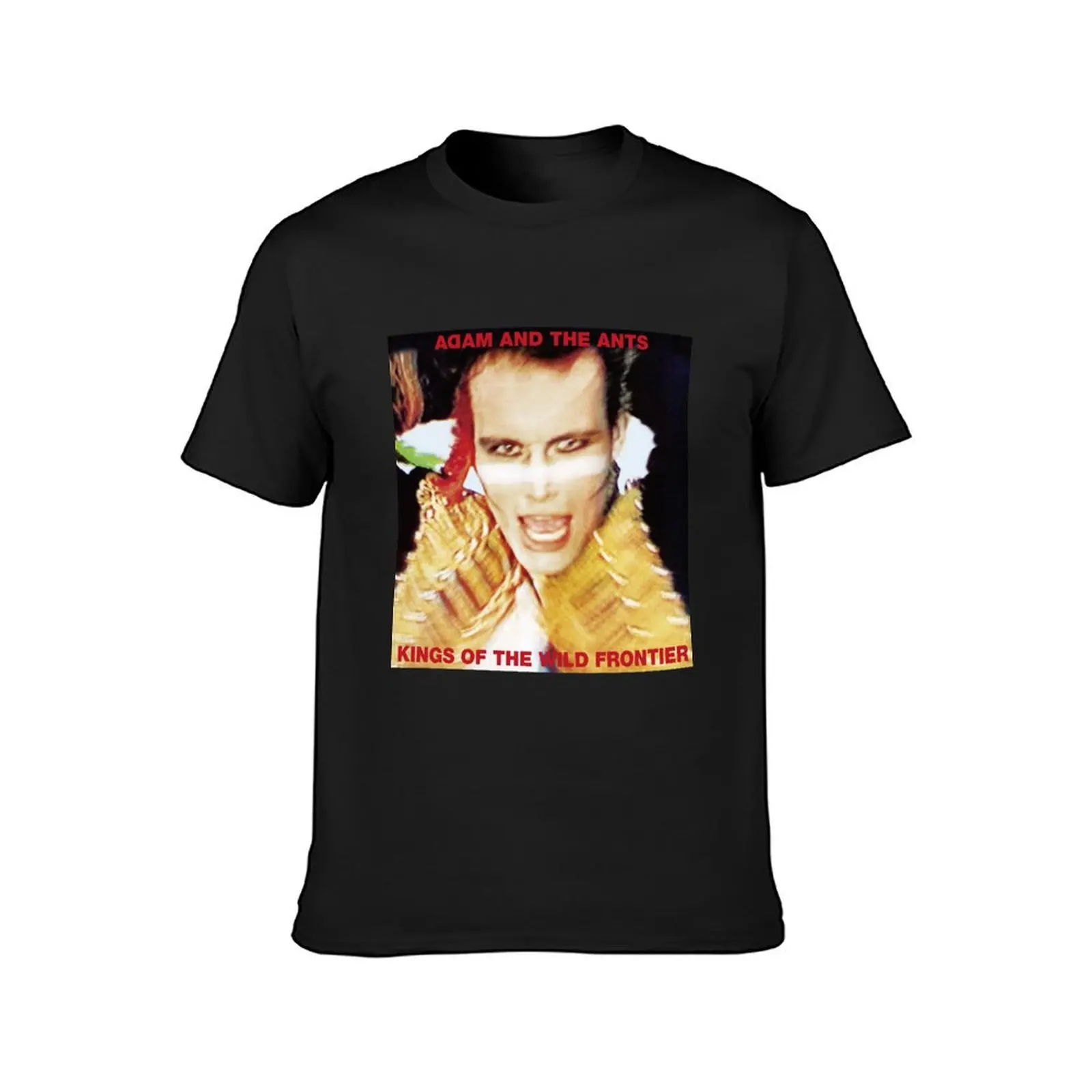 Adam and the Ants – Kings of the Wild Frontier T-Shirt boys whites sports fans men t shirt