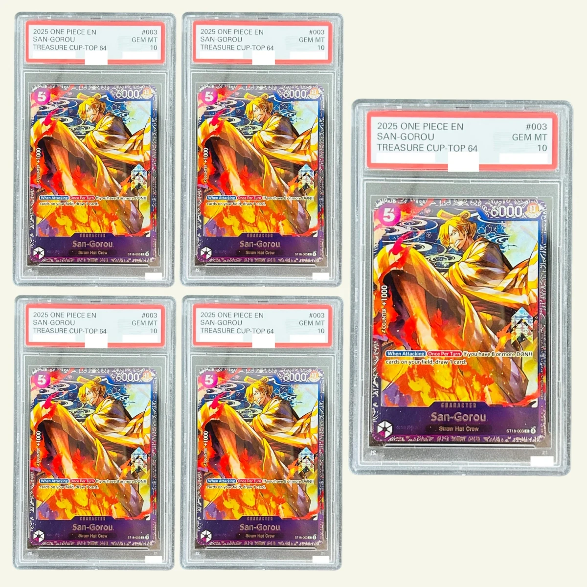 One Piece ST18-005 Luffy-Tarou English Holographic Texture DIY Cards Collectible Grade Classic Anime Game Collectible TCG Cards view 2