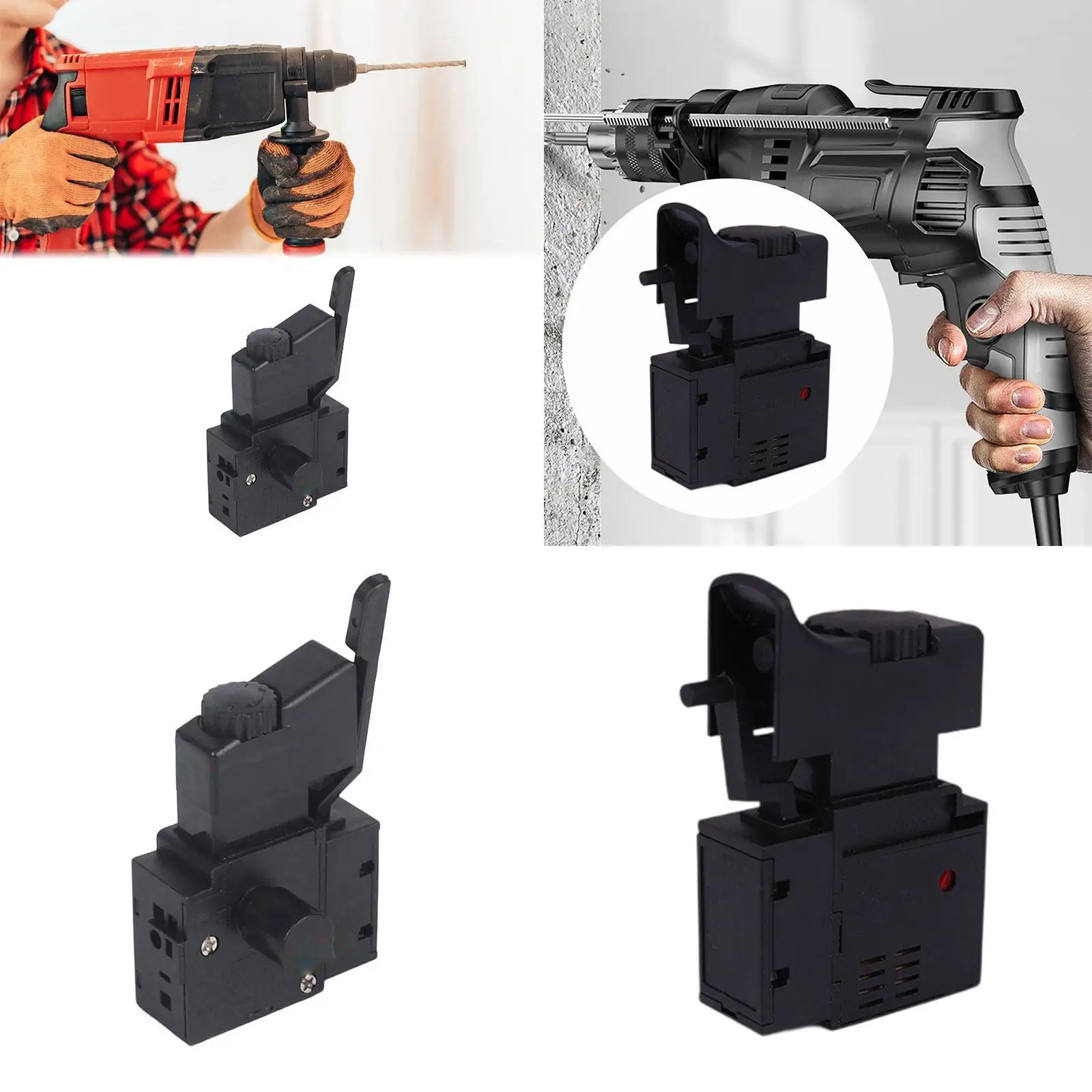 

Electric Drill Switch Black Trigger Switch for Power Control of Power Tools