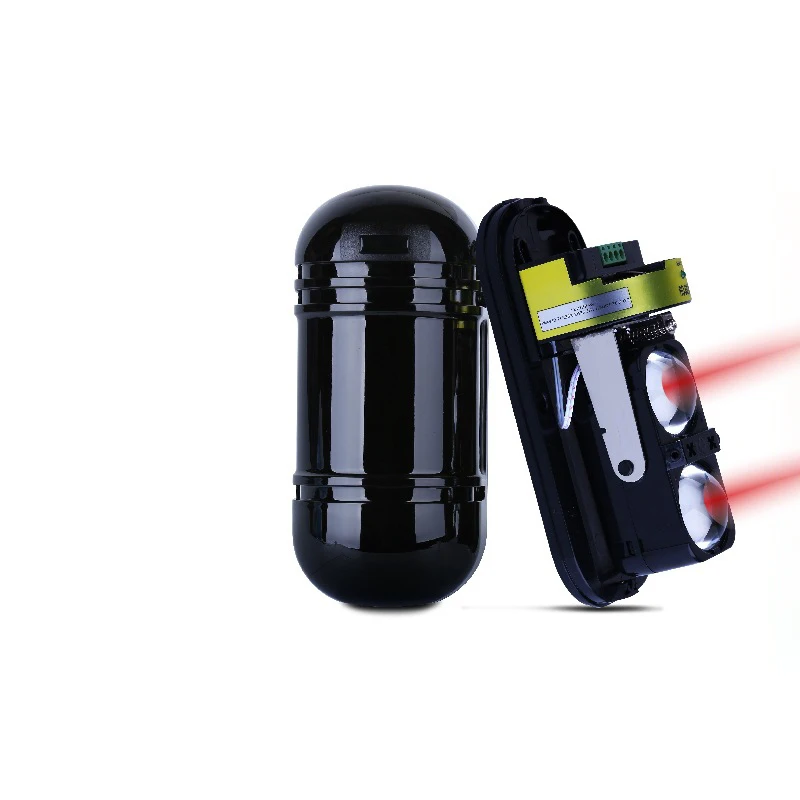 

Invisible Beam Barrier Detector Active Detection Digital Dual Beams Infrared Sensor 30m 60m 100m Waterproof IR Alarm