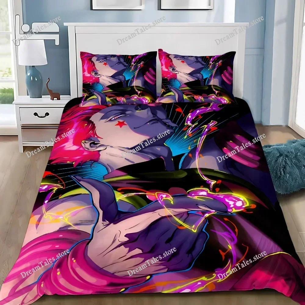 Home Textile Cartoons Hunter X Hunter Cover Duvet Cover Pillow Case Boy Girl Polyester Bedding Set King Queen Twin Size963