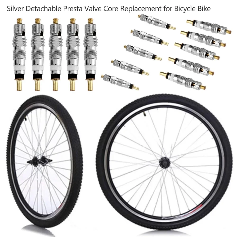 2-20Pcs Detachable Presta Valve Core Stem Presta Style Tyre Valve Core for Bicycle MTB/Road Bike Valve Cores Bicycle Accessories