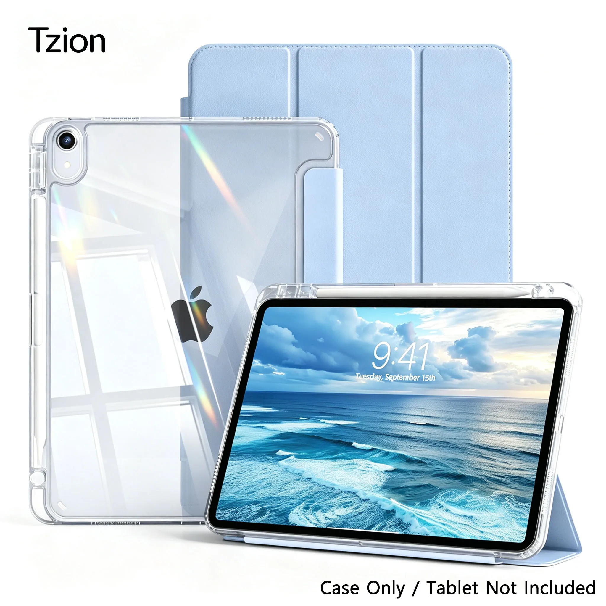 For Apple iPad mini Air Pro 8.3 9.7 10.2 10.5 10.9 11 12.9 13 11th 10th 9th 8th 7th 6th 5th Generation Tablet Case Smart Cover
