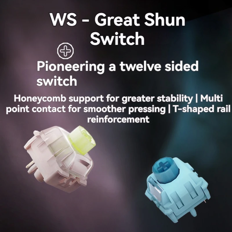 

Linear Switch Paragraph Switches HIFI Trigger 40g 45g Hot Swappable Translucent Customized Mechanical Keyboard Accessories DIY