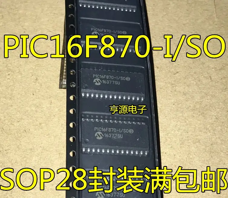 

Free shipping PIC16F870 PIC16F870-I/SO SOP28 PIC16F870-I/SP DIP28 5PCS Please leave a comment