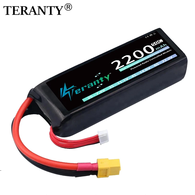 

1/2 шт. TERANTY 4S Lipo FPV аккумулятор для дрона 14,8 В 2200 мАч 50C софтcase с разъемом T XT60 RC автомобиль грузовик багги вертолет самолет