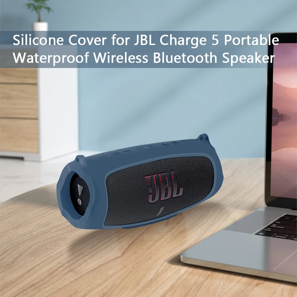 Jbl Speaker Charge 5 - 5-kolorowe miękkie silikonowe etui z paskiem