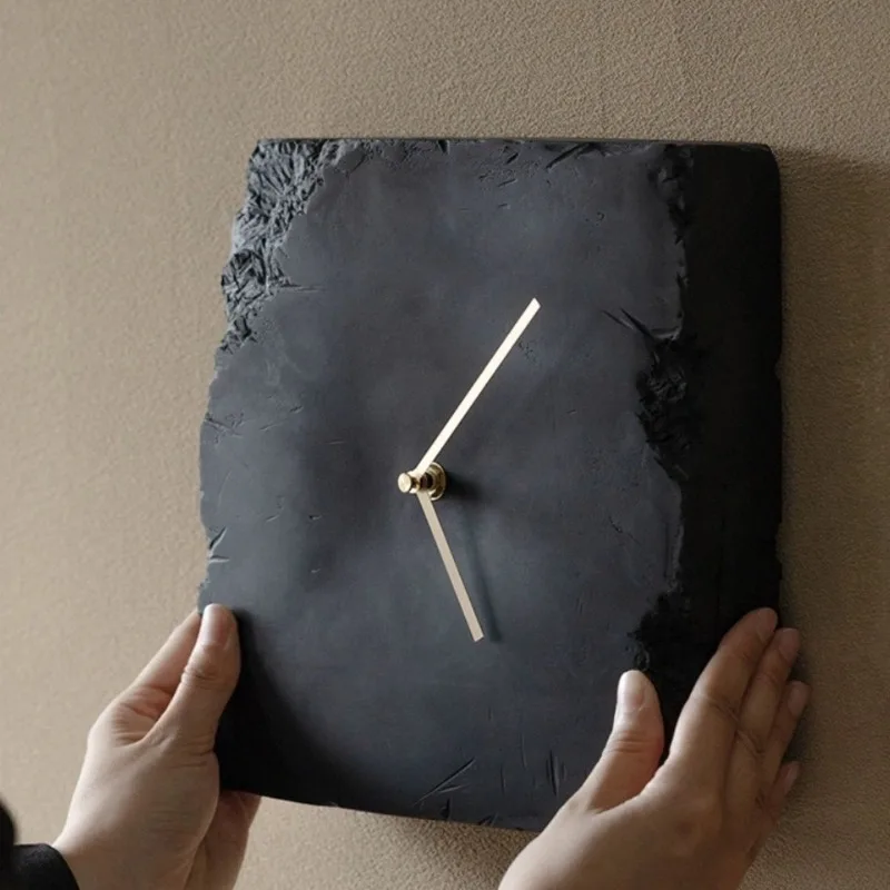 

Simple Home Living Room Desktop Clock Silent Bedside Ornament for Bedroom Decor