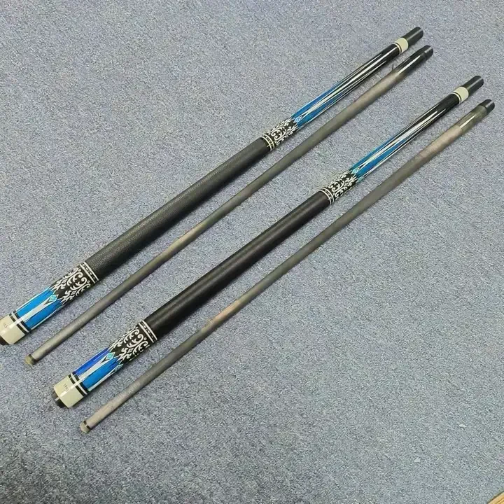 New Arrival 58Inches Real Carbon Fiber Billiard Pool Cue Leather Butt with 12.5mm Tip For Sale