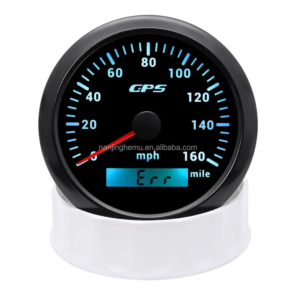 Hot Sale 12V/24V  85mm Marine Boat Odometer GPS Speedometer