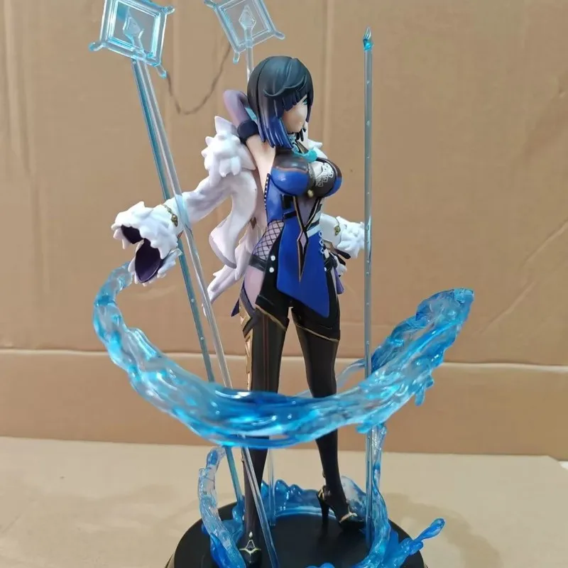Genshin Impact Yelan Orchid in Secluded Valley Thousand Faces 26cm Scene Model Anime Figure Statue Desktop Decoration Gift
