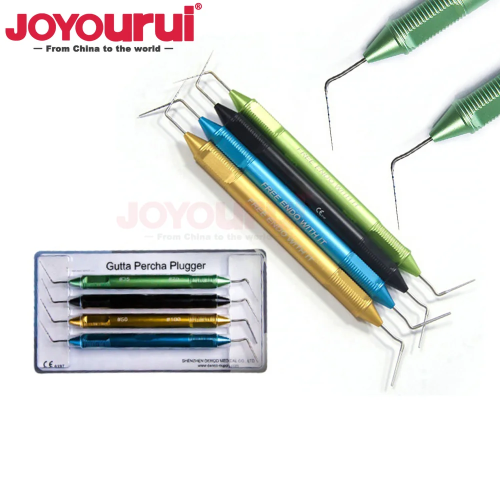 Dental Gutta Percha Filler Stainless Steel Nickle titanium Gutta Percha Plugger 40#-80# Dental Needle Endodontic Instruments