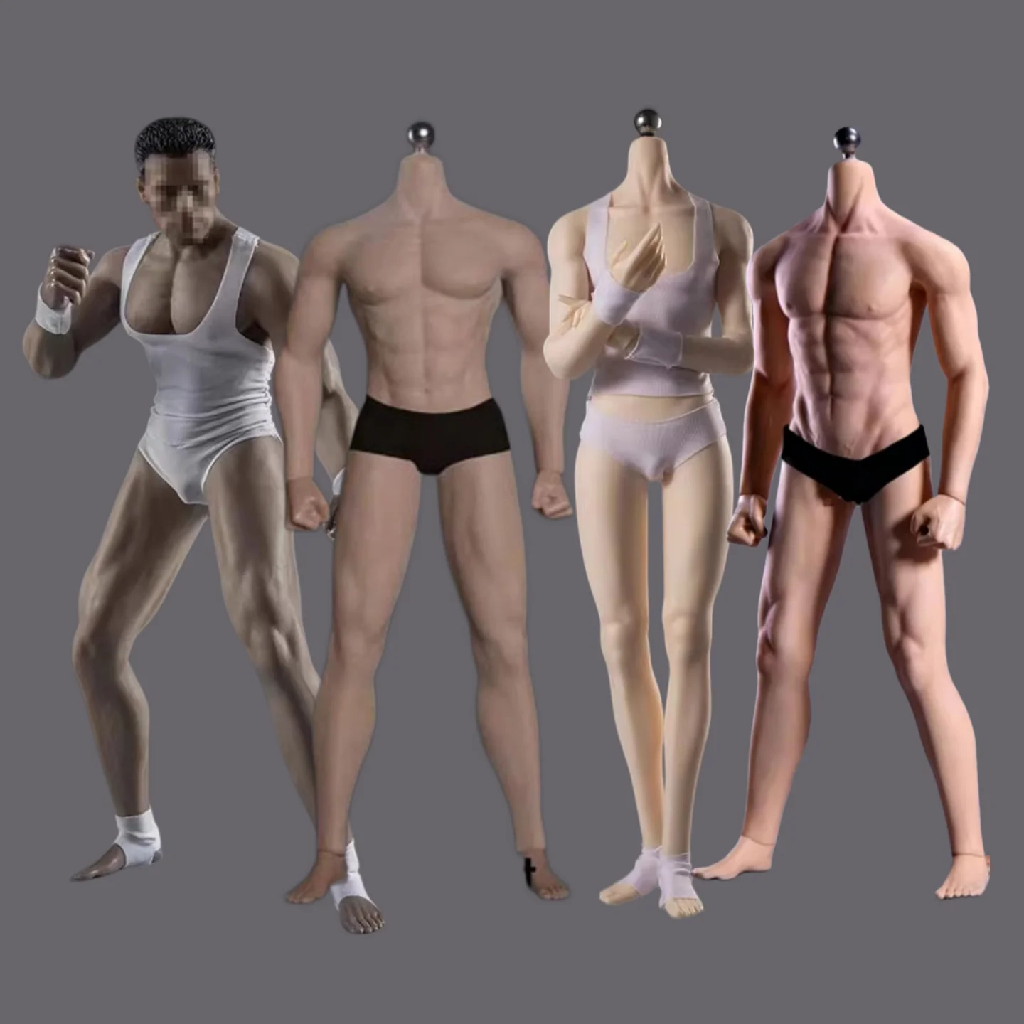 

JIAOU Doll JOK-12D JOK-11C JO-K10A JOK-17A 1/6 Strong Man Super-Flexible Seamless Body 12'' Muscle Male Soldier Action Figure