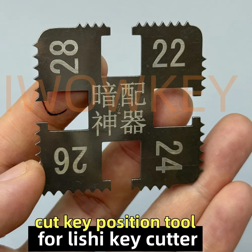2026 New Product Key Matching tool Key Cut Lishi Key Cutter Assist Repair Positioning tooth Copy Key Data