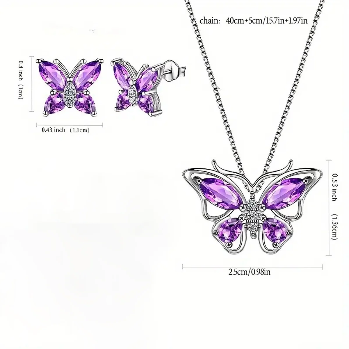 صندوق هدايا على شكل زهرة الورد الأحمر مع قلادة على شكل قلب من حجر الحظ، للأم والزوجة - عيد الأم، عيد الحب، عيد الميلاد