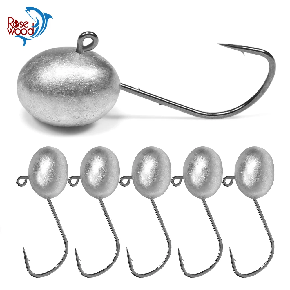 10 stücke 1,5g 2,5g 3,5 5g Weedless Micro Jig Kopf Haken Angeln Locken Sinker Ball Schwimmen Jigheads Ajing eis Rockfish Ultra Licht Pesca