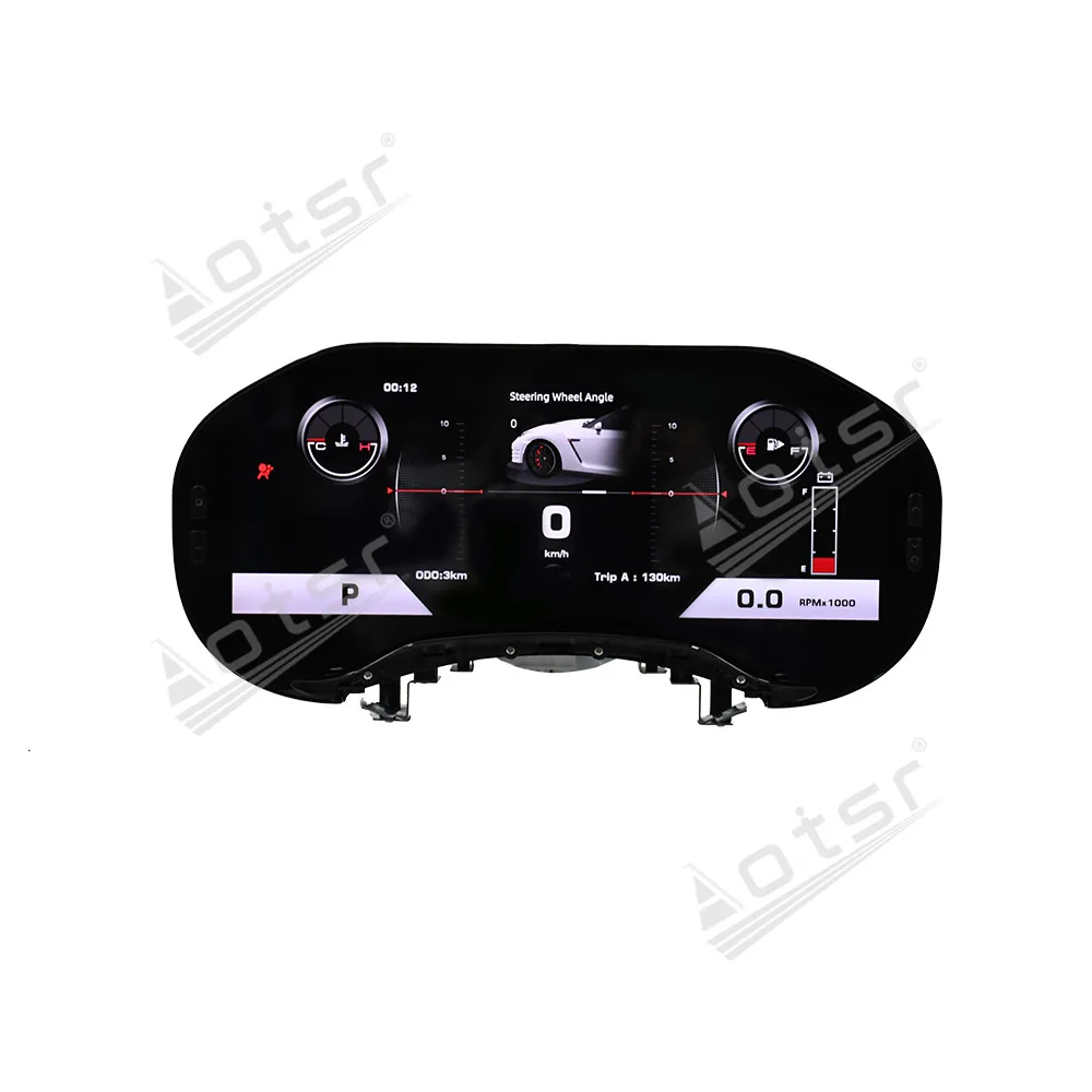 

12,3-дюймовый экран для Nissan 350 370Z 2002-2008, автомобильный ЖК-дисплей, приборная панель, система Linux, виртуальный кабин, спидометр, приборная панель