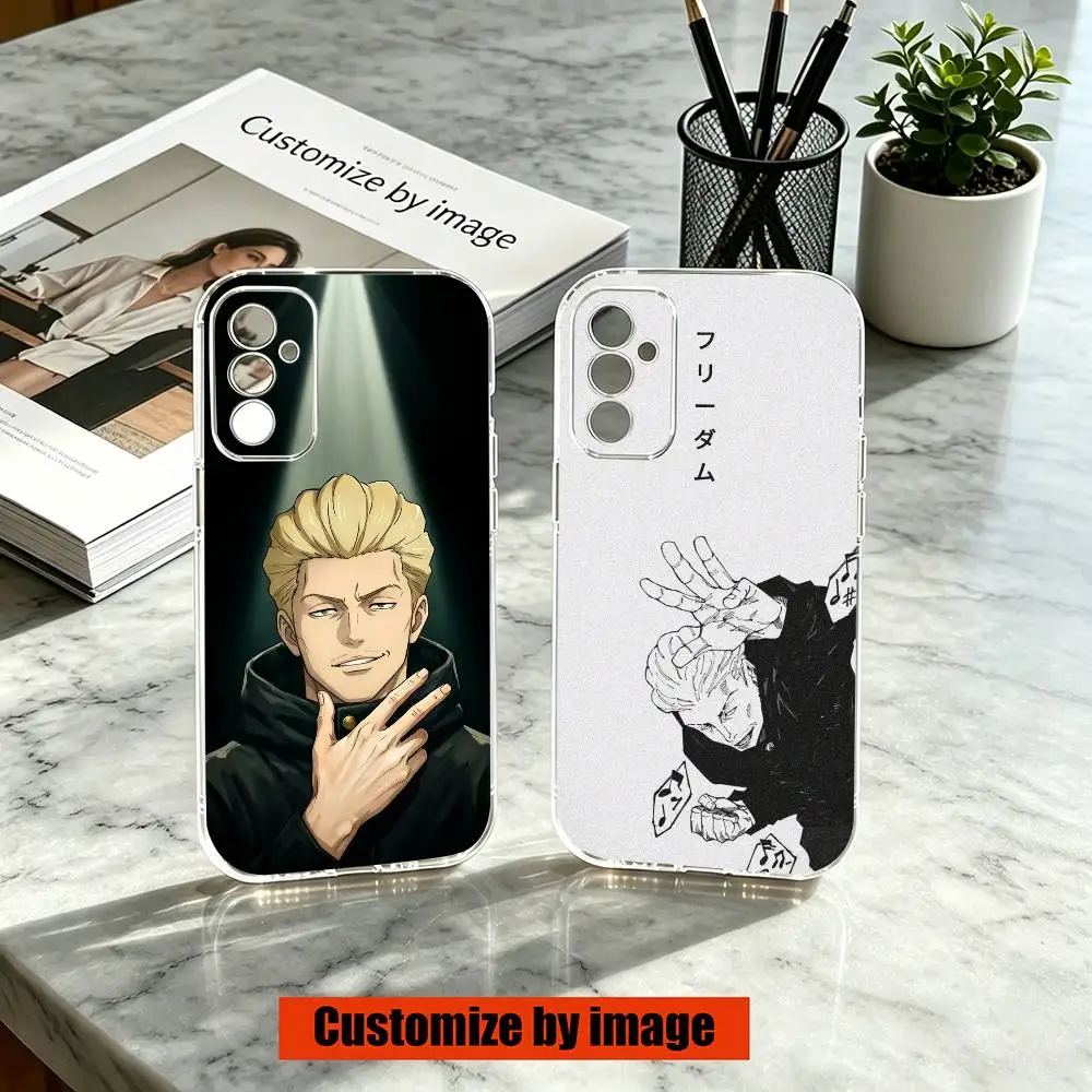 

Anime Kinji H-Hakari J-Jujutsu Gift Phone Case Transparent Silicone Soft For SamsungA10,12,20,21S,30,31,40,50,51,52,70,71