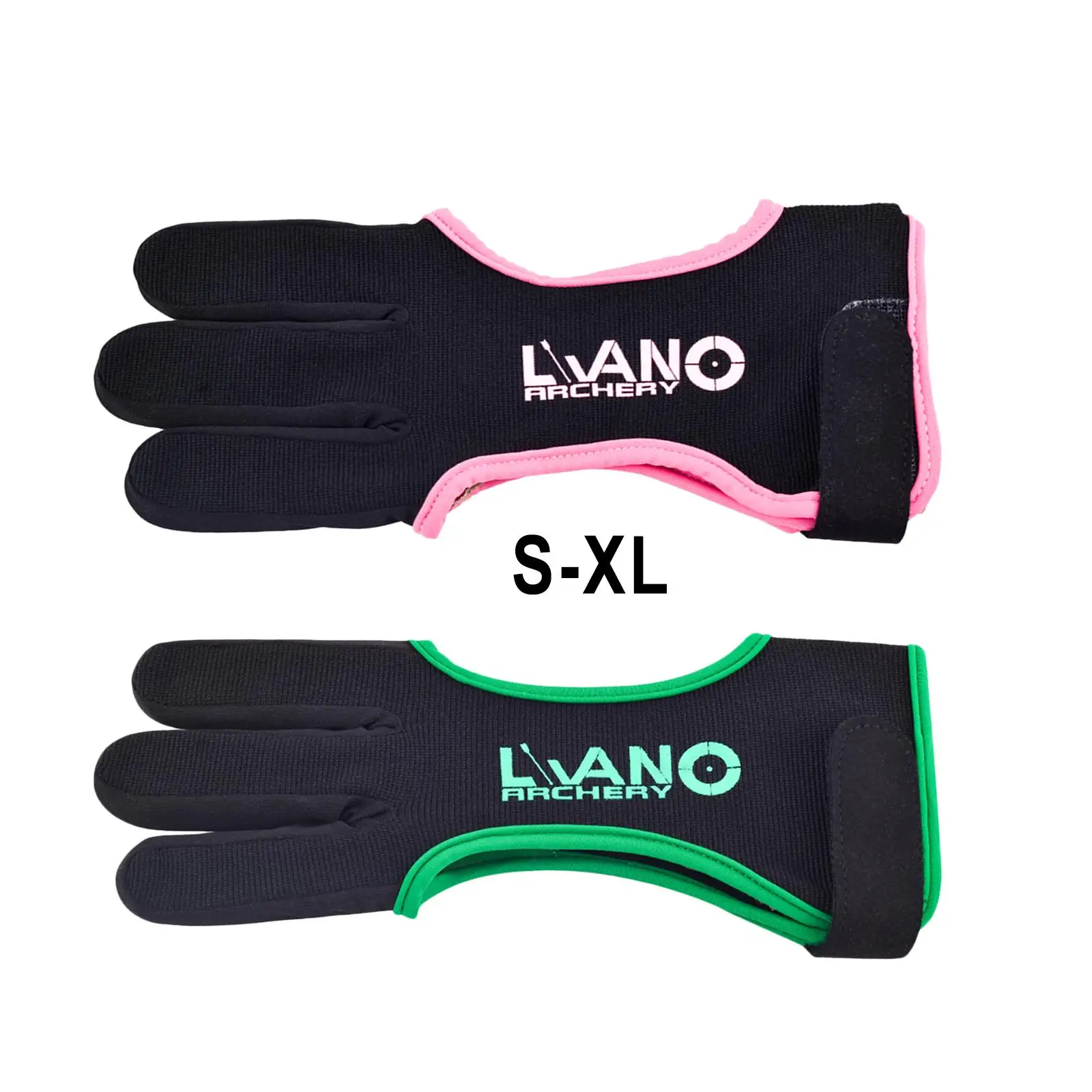 s 3 Finger Leather for Recurve Compound Bow, Leather Non-Slip Pad at tips,