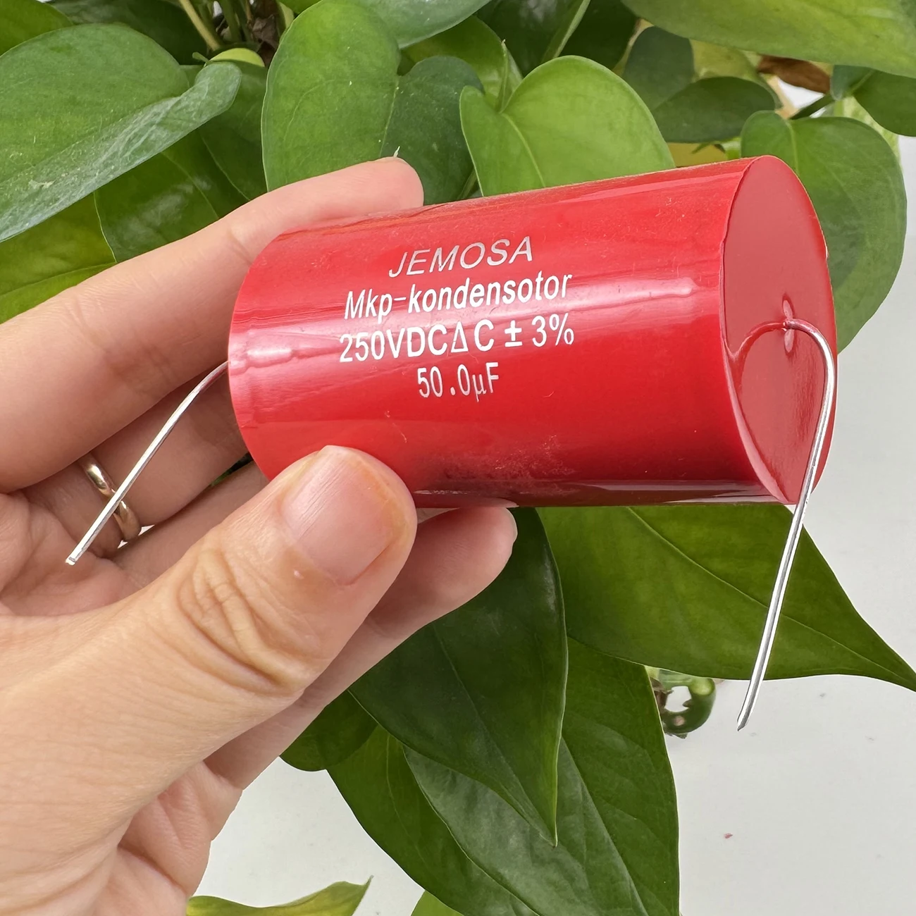 JEMOSA Test And Matched (2PCS) MKP Audio Capacitor 50uf 250V DC ±3% Speaker Fever Coupling Frequency Dividing Capacitance