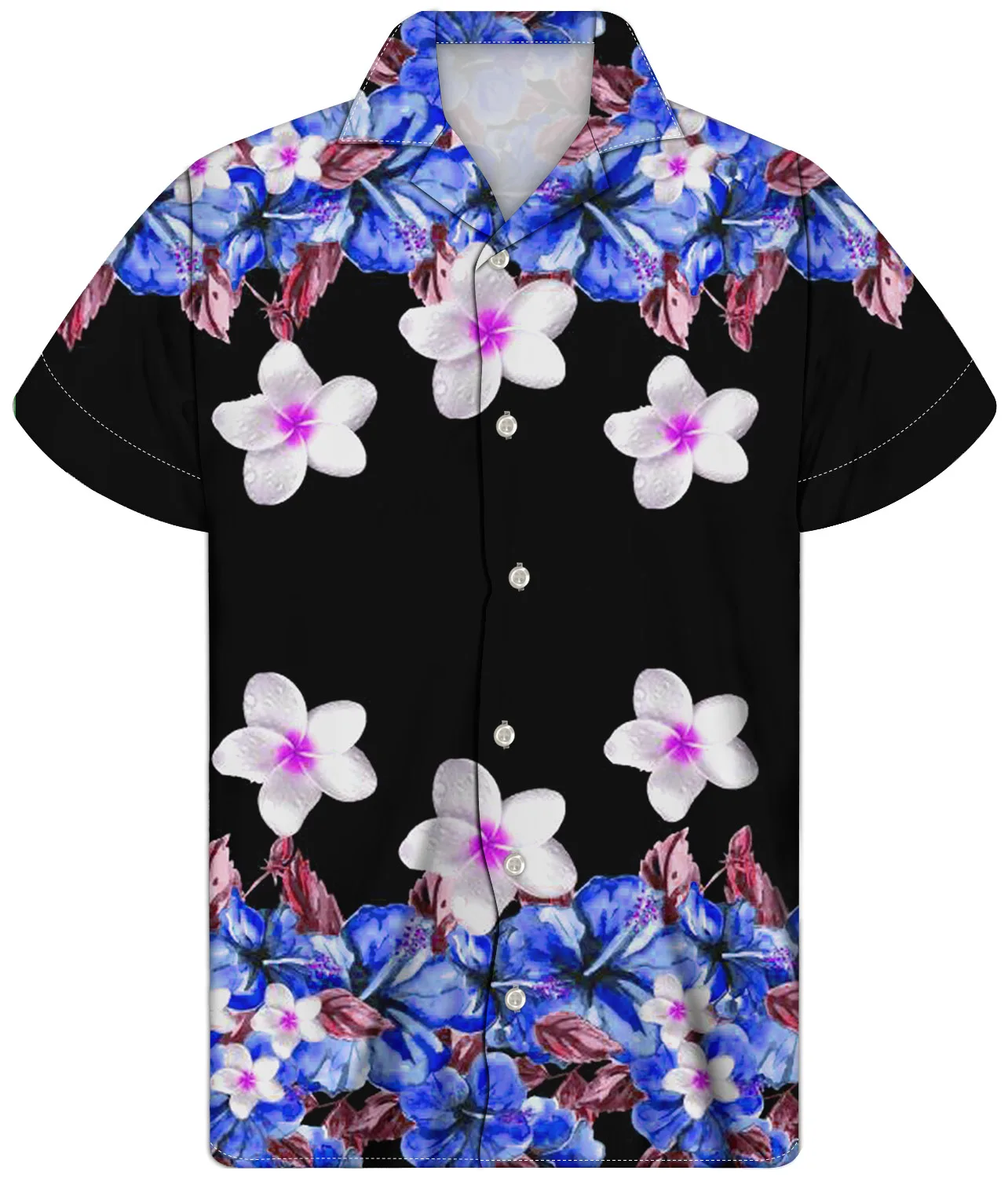 

NOISYDESIGNS Summer Short Sleeve Men Shirt Fashion Vintage Men Polynesia Hawaiian Blouse Quality Loose Casual Beach Male Shirt