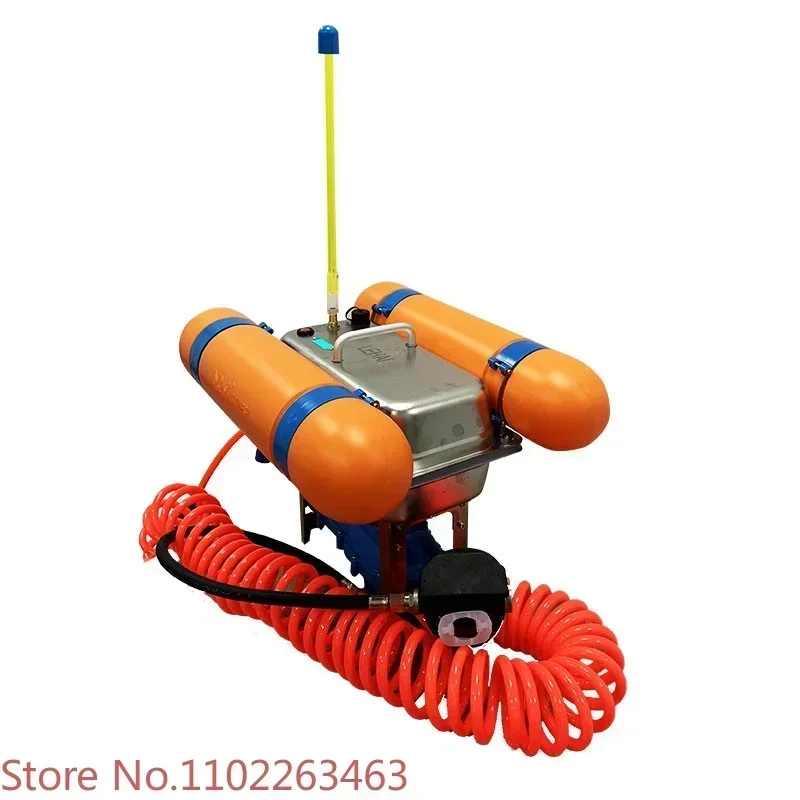 

Portable hookah diving equipment 11.1V diving compressor with regulator and hose