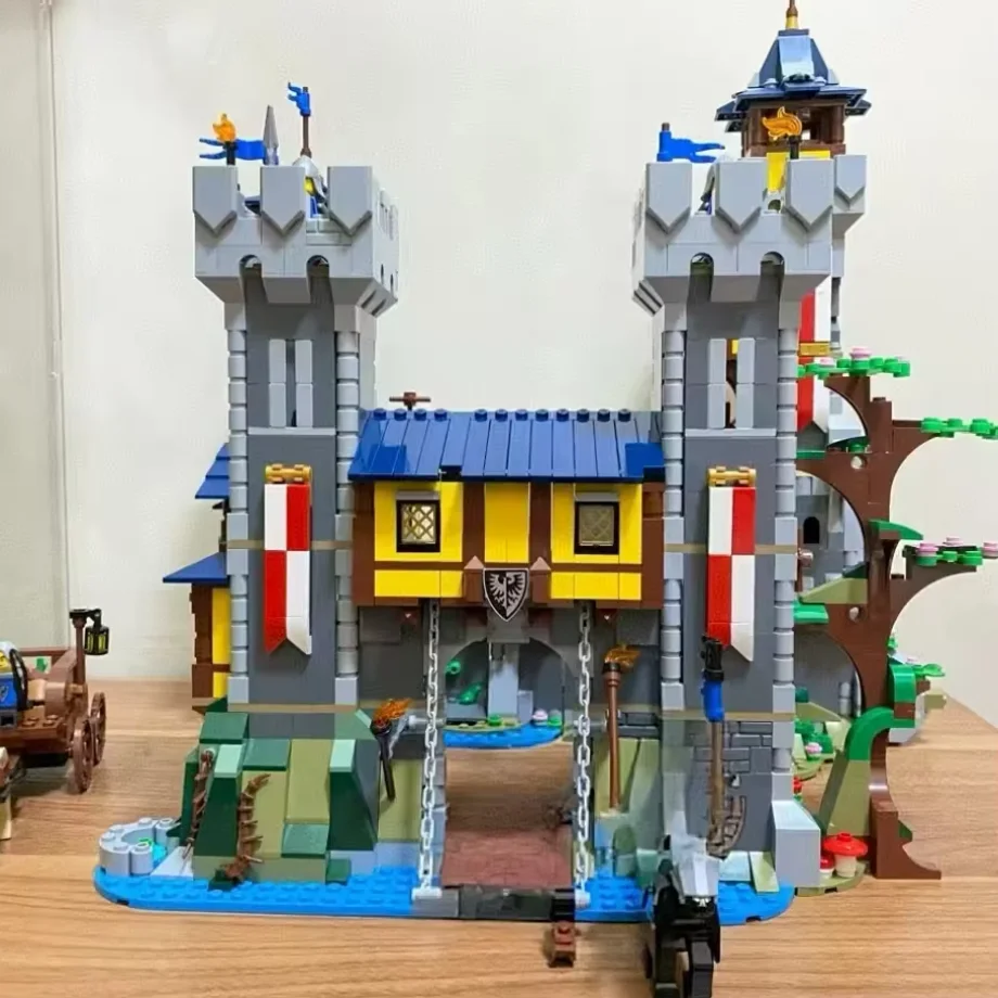 2026 Home Decor 3-in-1 Medieval Castle Compatible Adult Gift Christmas Birthday Gift