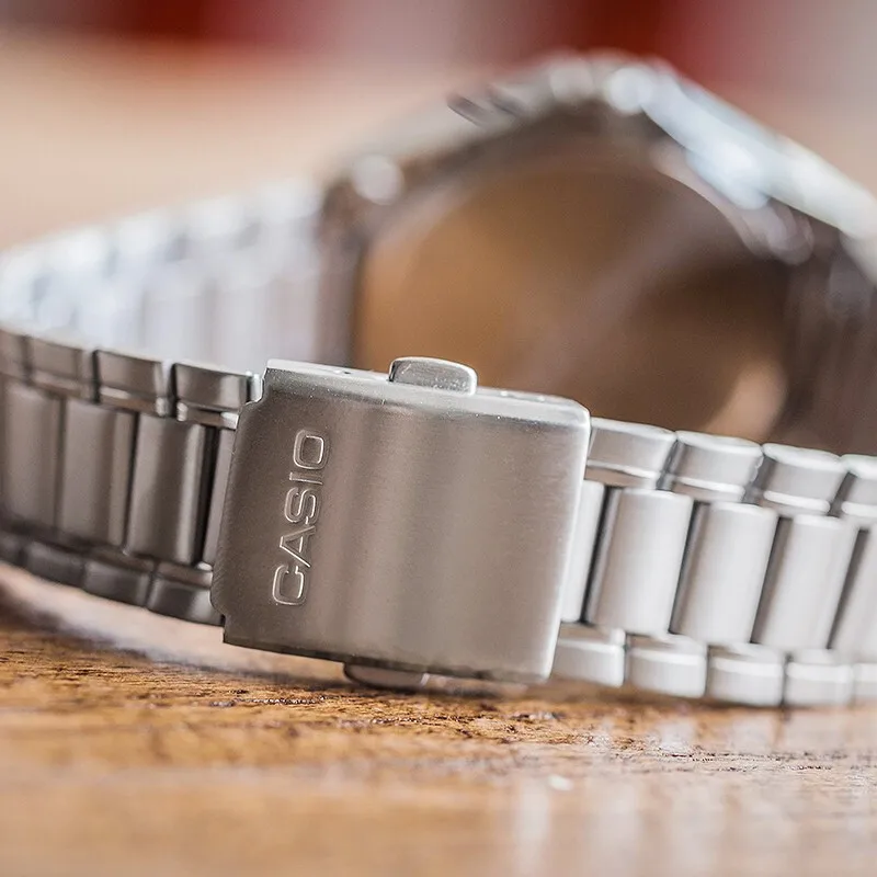 ساعة كاسيو أصلية للرجال مع عرض التاريخ، مقاومة للماء، ساعة كوارتز كاجوال للأعمال، ساعة عصرية للطلاب، هدية للأب