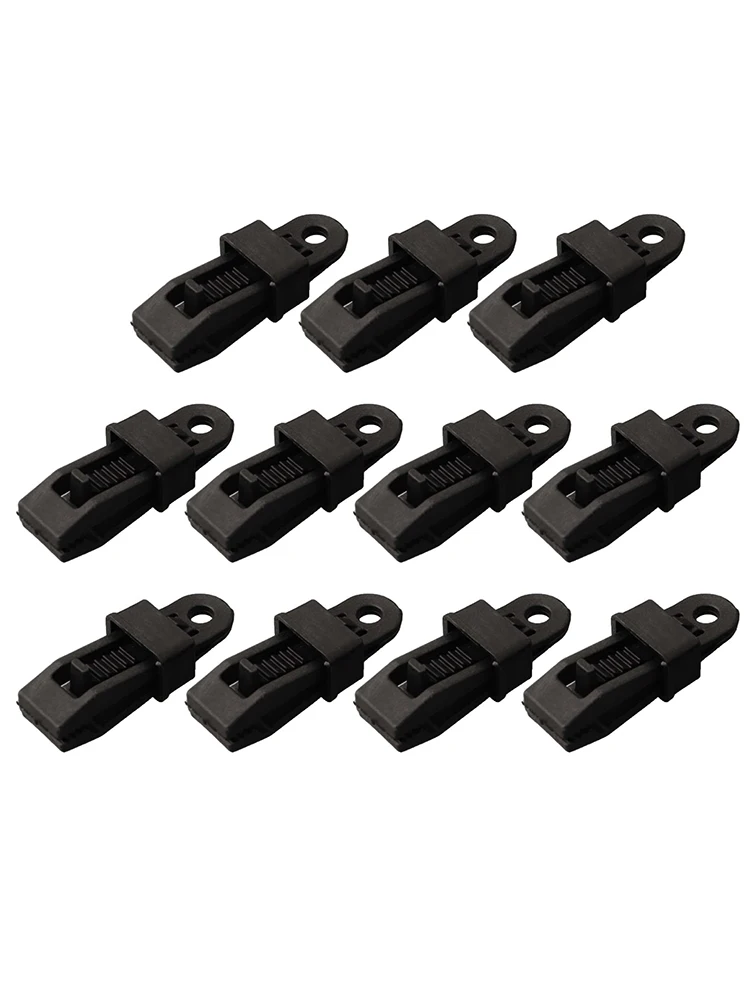 10pcs Adjustable Heavy Duty Lock Grip Camping Tarps Canvas Clips Snap Gripper Caravan Jaw Grips Tent Awning Canopy Clamps