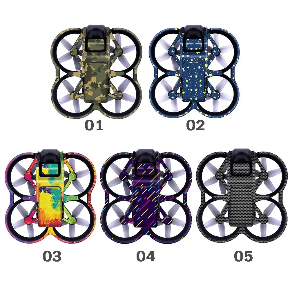 PVC Colorful Stickers For DJI Avata Skin Full Body Sticker Scratch Resistant Waterproof Skins Drone Accessories