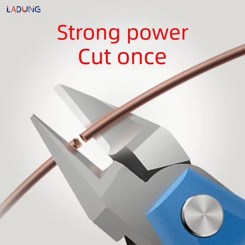 LADUNG Pneumatic Air Nipper Scissors Cutter NS-20 Square Robotic Arm Automated Sprue Cutting Pliers Head FD5/F2504 Shear Blade