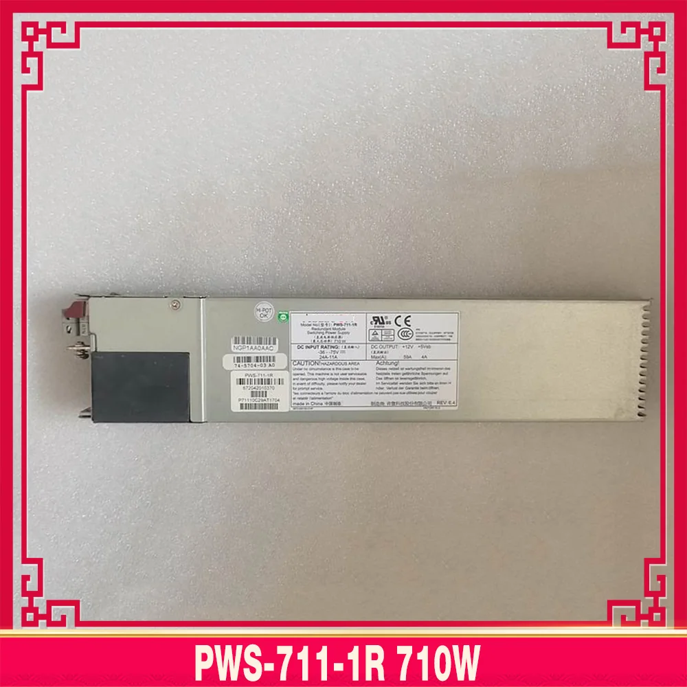 PWS-711-1R 710W For Supermicro Server Redundant Power Supply RTN-48 V DC Power Supply