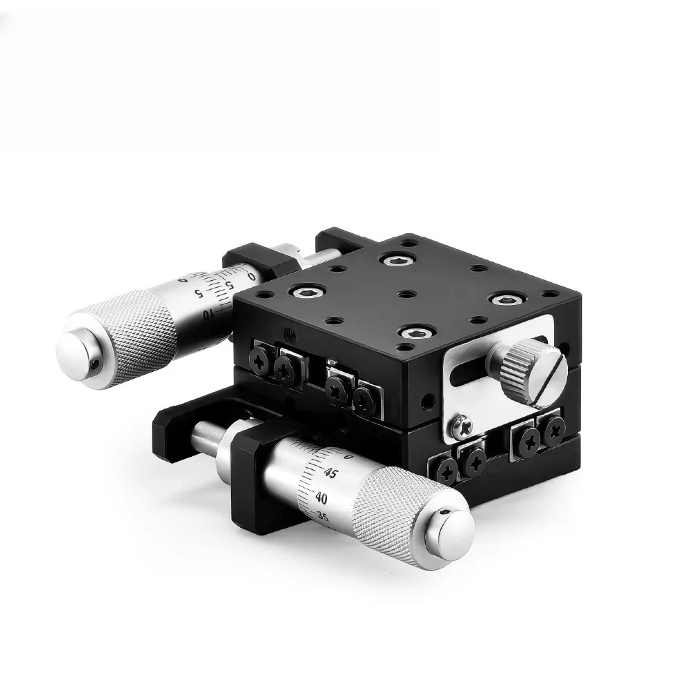 AMXY40 40*40mm Aluminum Alloy XY-axis Cross Roller Guide High Accuracy Low Profile 29.4N Load Capacity 6.5mm Travel 1