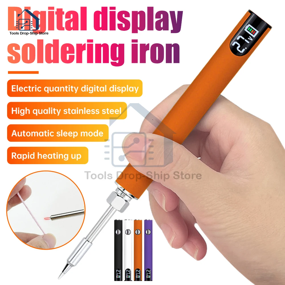 

510 Wireless Charging Electric Soldering Iron Solder Iron USB Fast Charging lithium battery Portable Repair Welding Tools