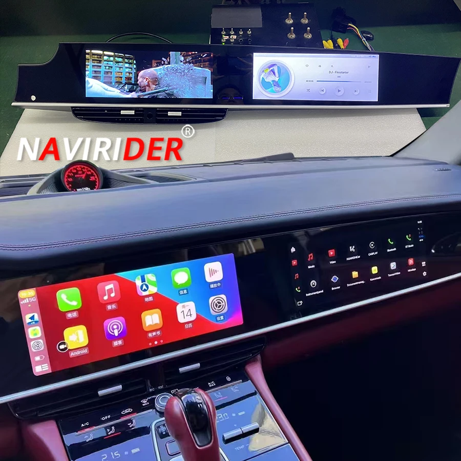 

Dual Screen Car Radio Multimedia Video Player For Porsche Panamera 2010-2016 GPS Navigation Android 13 Auto Carplay Head Unit