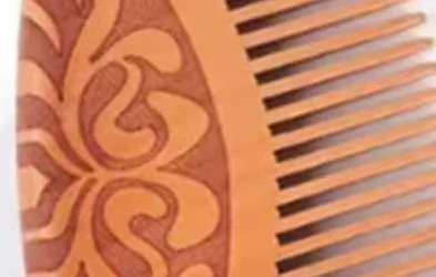 

Portable Detangling Natural Peach Wood Comb With Tassels Anti-Static Wide Tooth Combs Head Massage Hair Care Comb Accessories