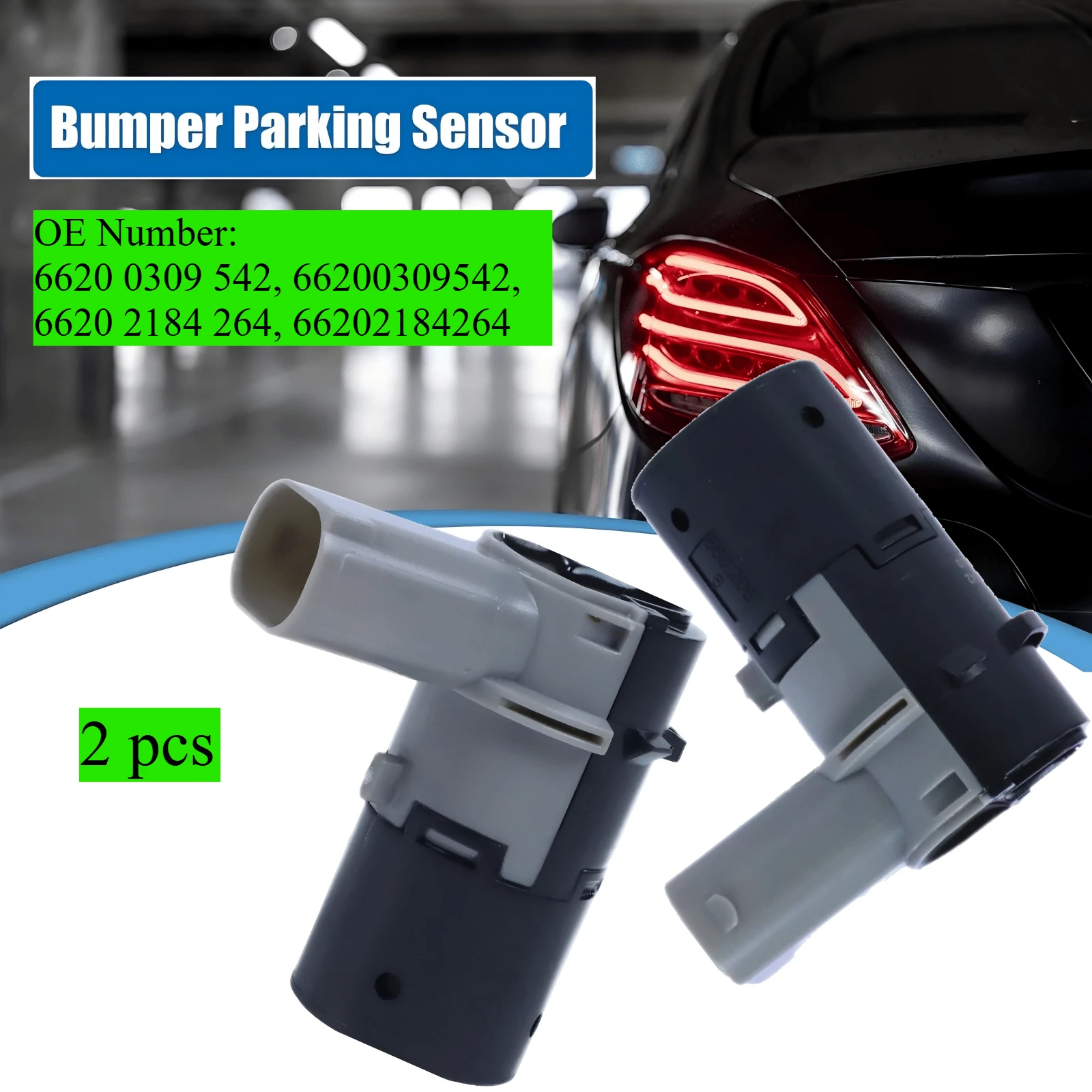 

2PCS Rear PDC Parking Sensor Parking Reverse Parking Sensor 66200309542 for BMW 7' E65 E65 730 735 740 750 2003-2005 66202184264